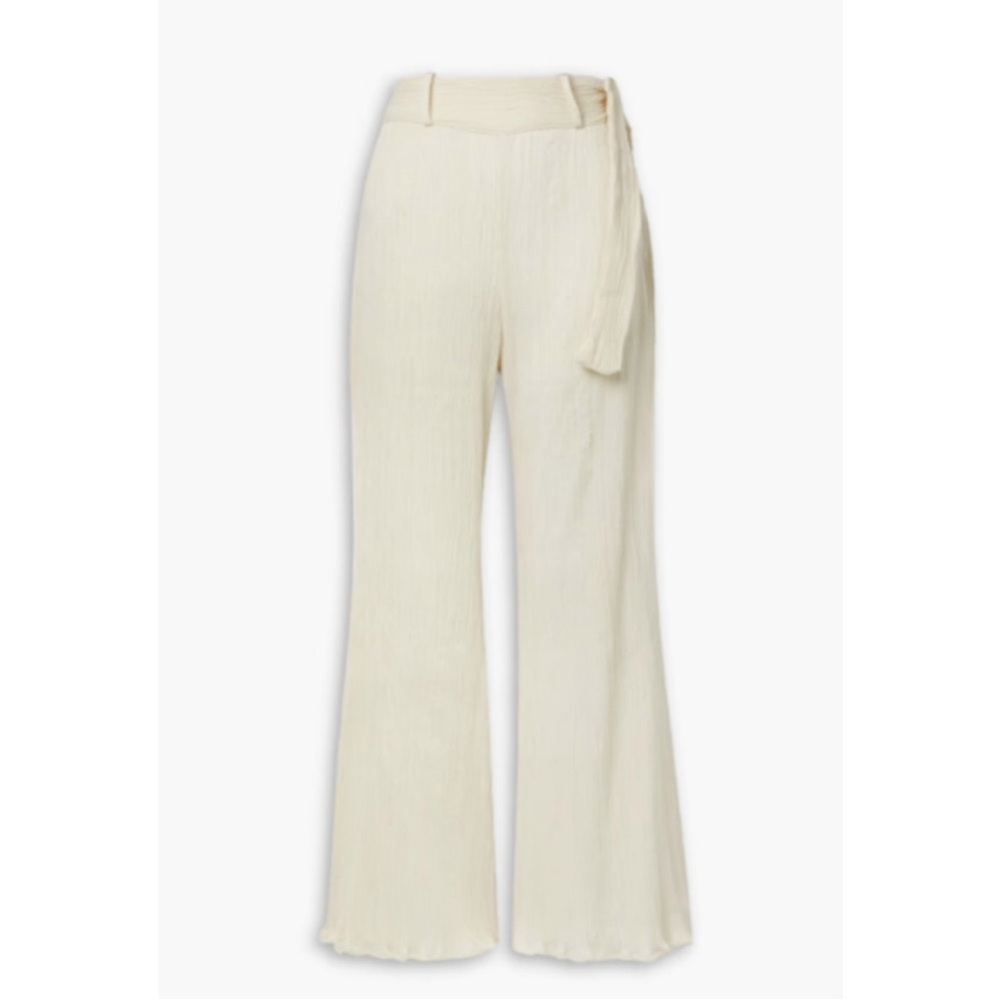 Savannah Morrow Eve Cotton Gauze Flared Pant NEW - Picture 5 of 11